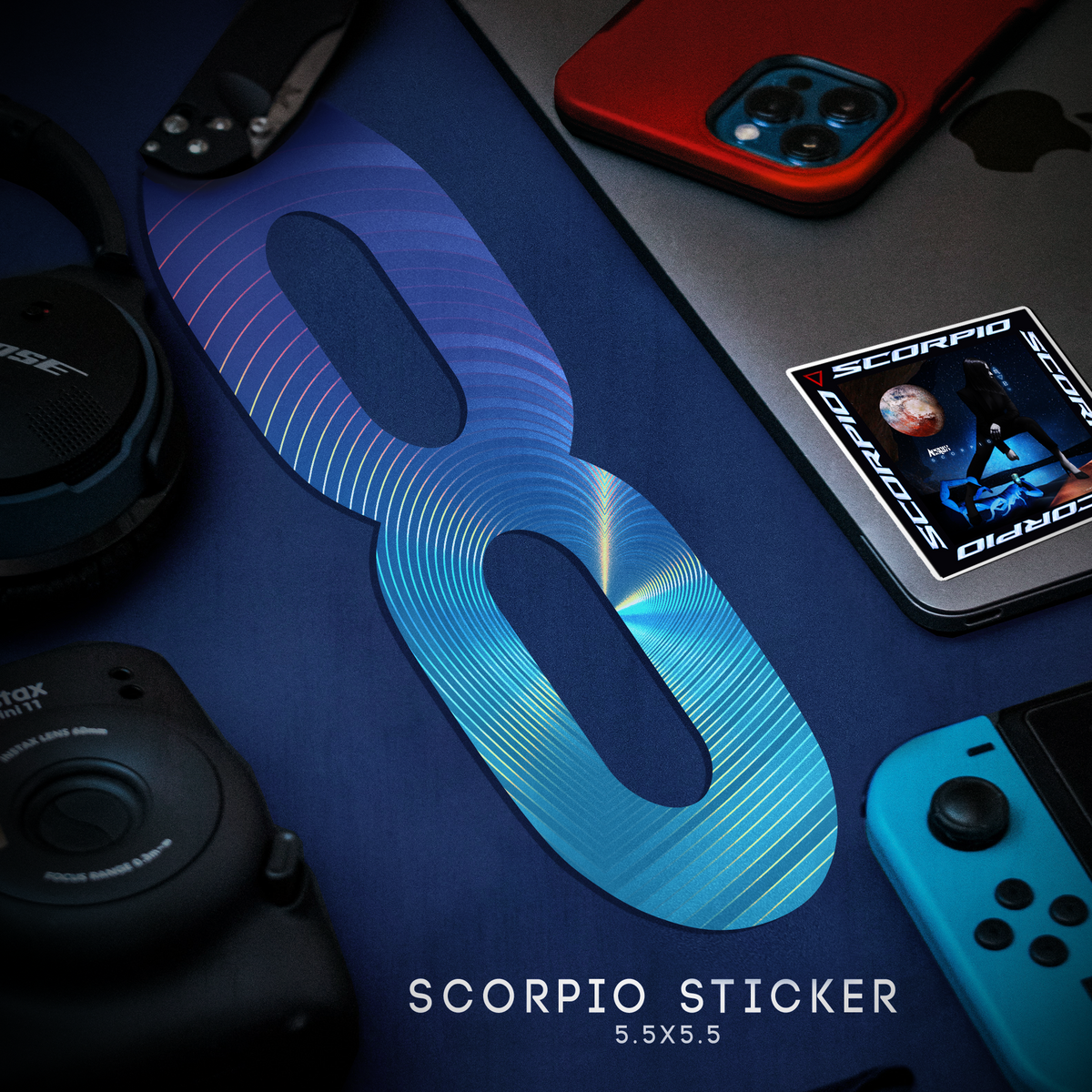 SCORPIO Bubble-free sticker