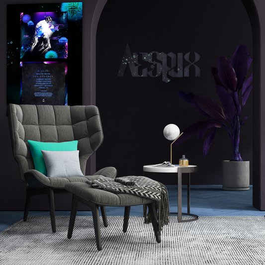 Aespux Pisces Digital Poster + FREE Phone Background