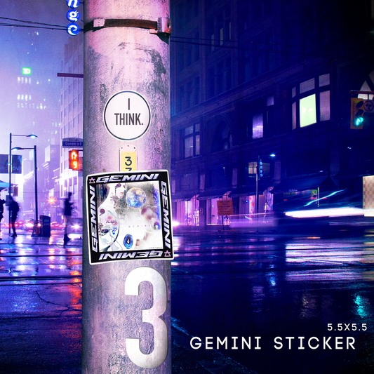 GEMINI Bubble-free sticker