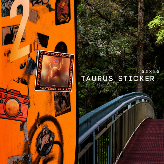 TAURUS Bubble-free sticker